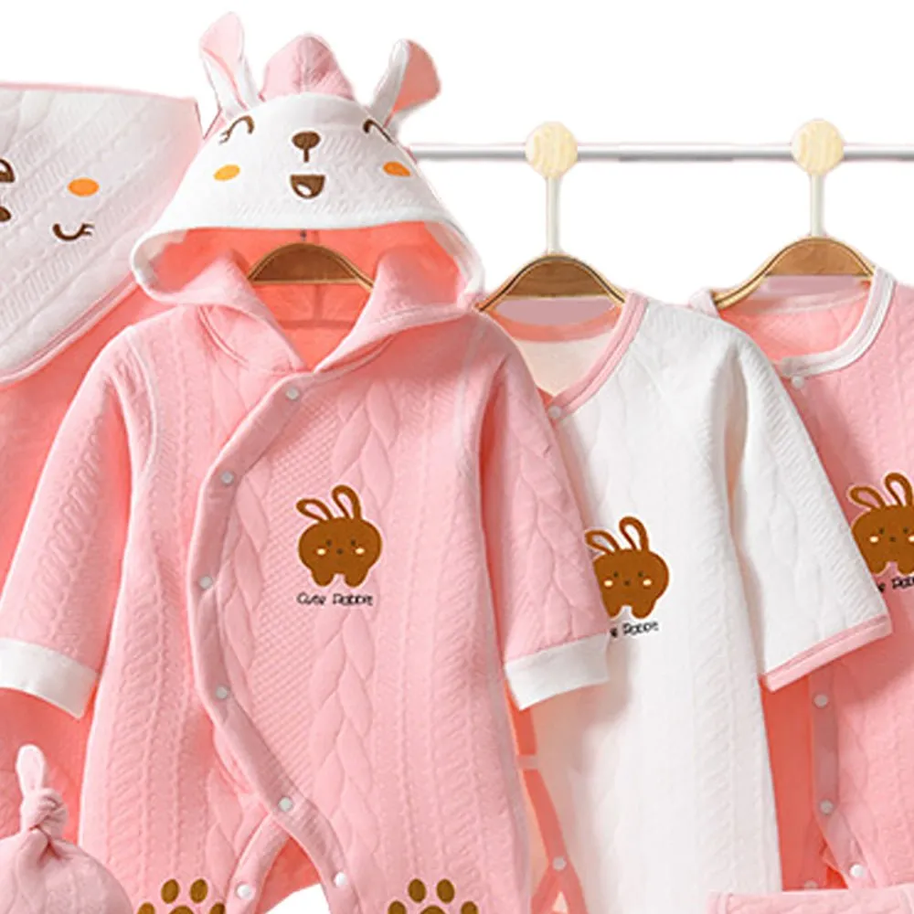 26pcs Pink Hunny Bunny , New born Baby Girl/Boy Gift Hamper all Season wear Clothes Gift Hamper Box, (0-6months)