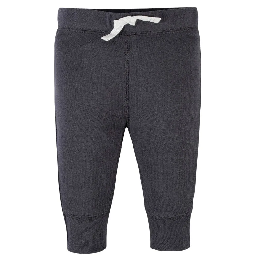 4-Pack Baby Boys Black & Gray Pants