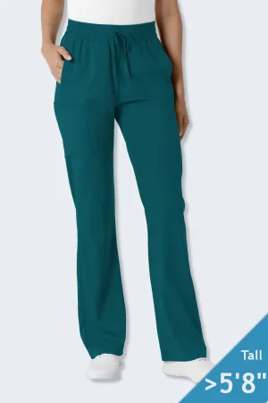 5251T LaserClinics WonderWink Boundless Women's Tall Bootcut Scrub Pant Caribbean