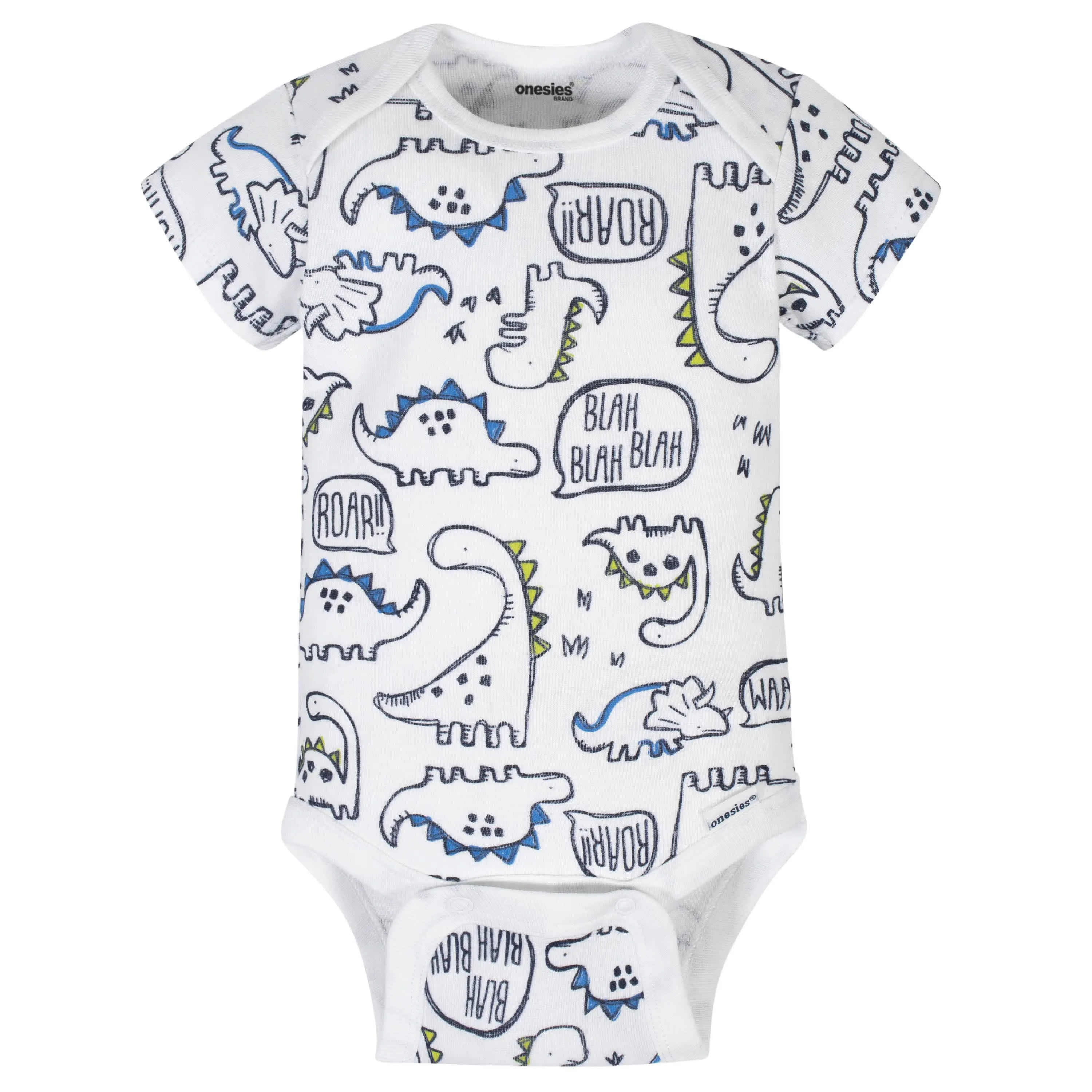 8-Pack Baby Boys Dino Onesies® Brand Bodysuits