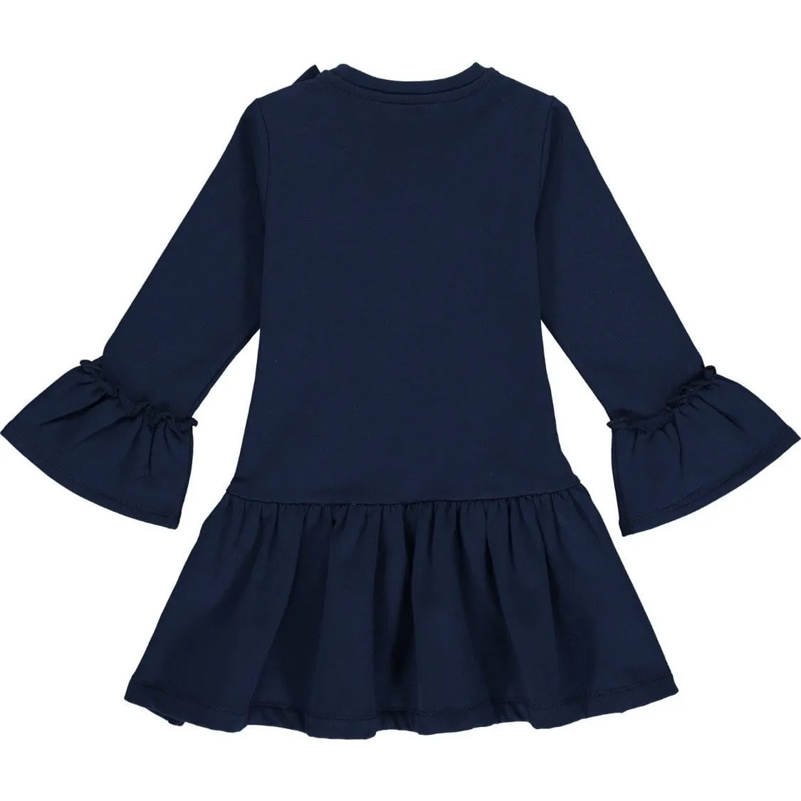 A Dee - Frill Dress - Navy