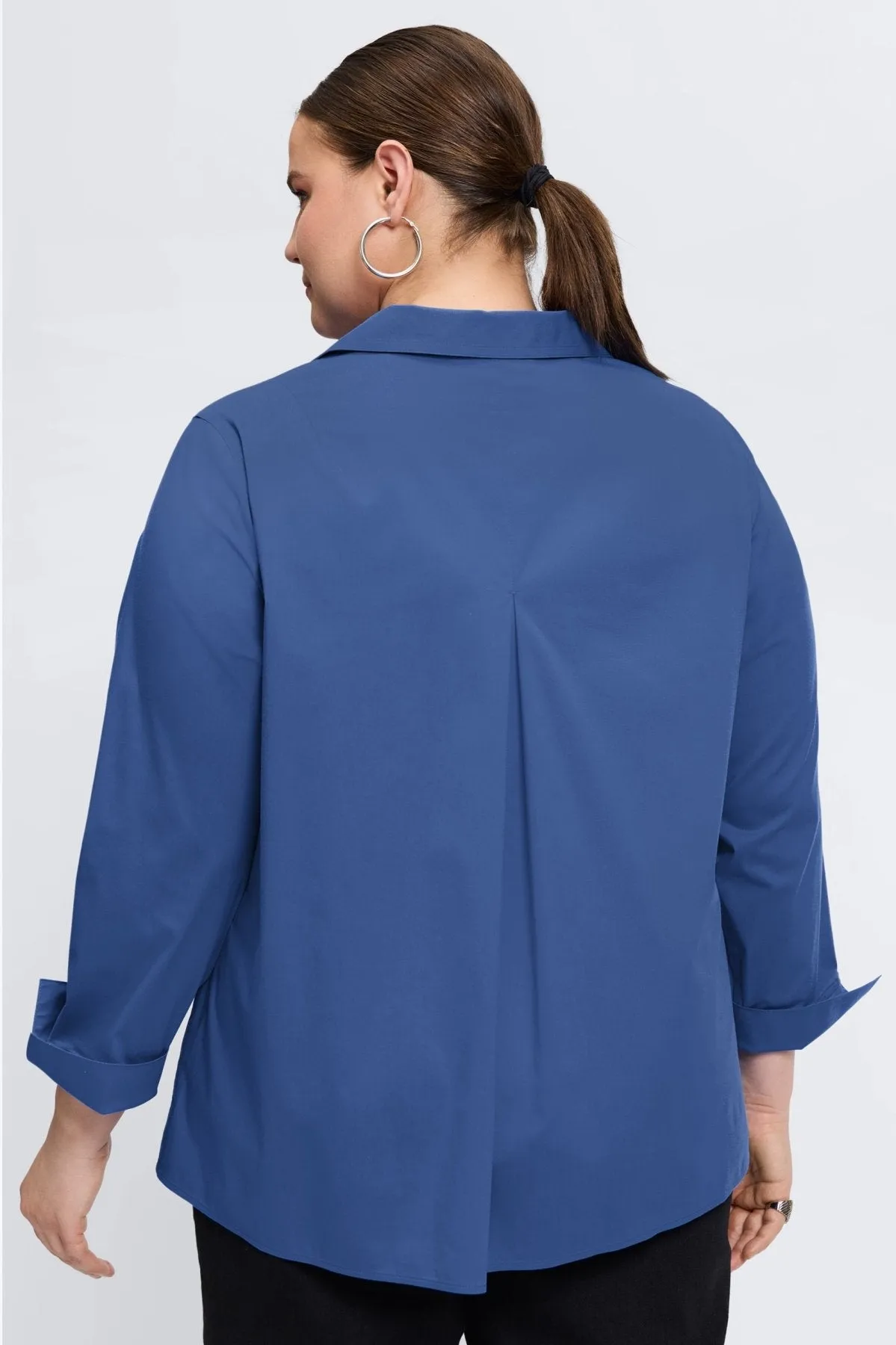 Agnes Plus Stretch No Iron Popover Shirt