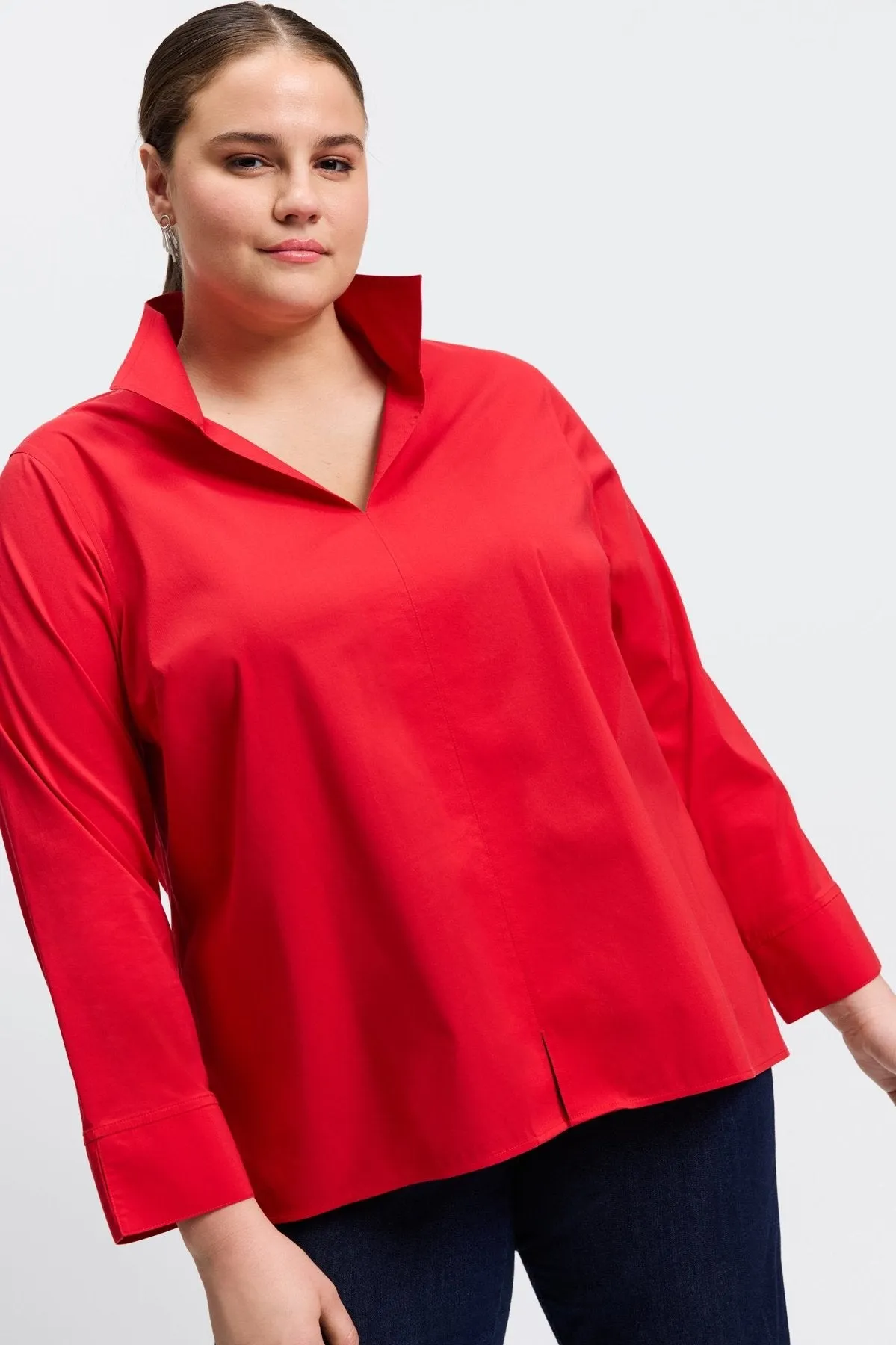 Agnes Plus Stretch No Iron Popover Shirt