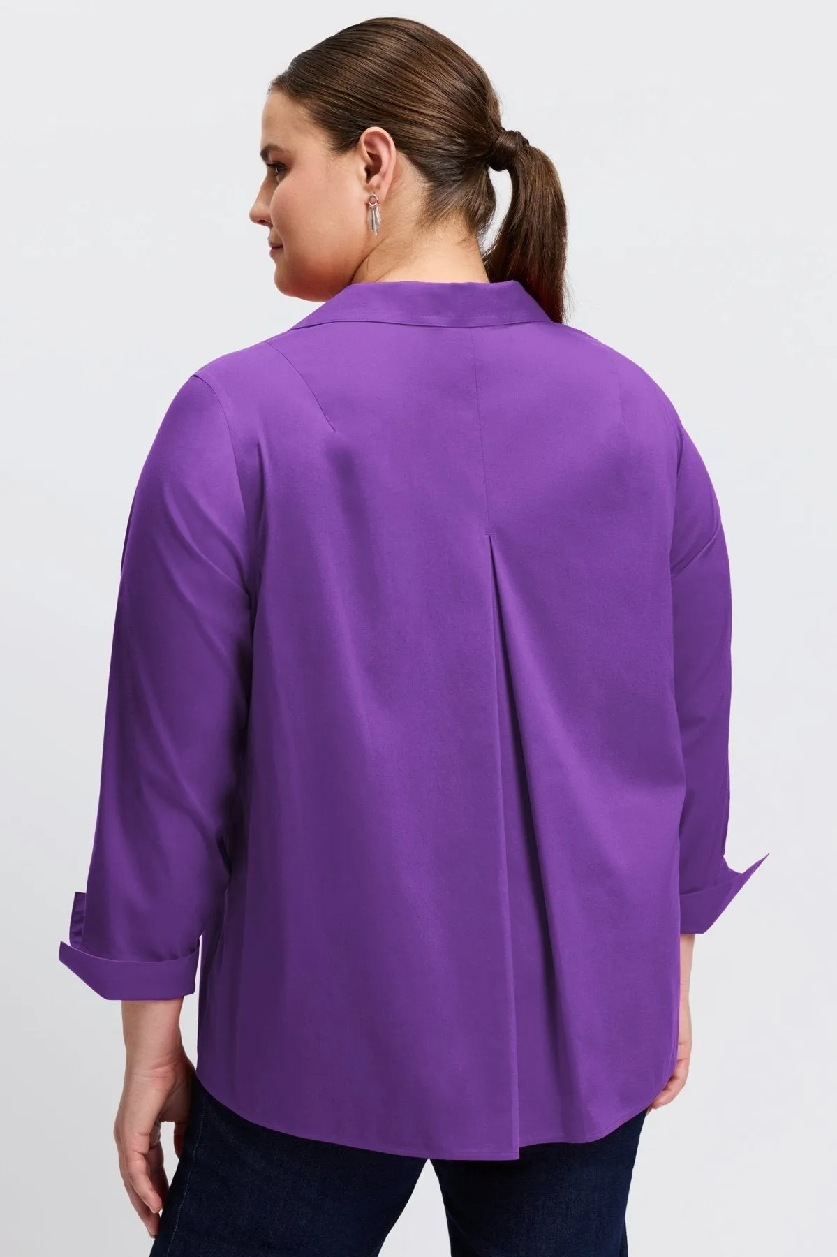 Agnes Plus Stretch No Iron Popover Shirt