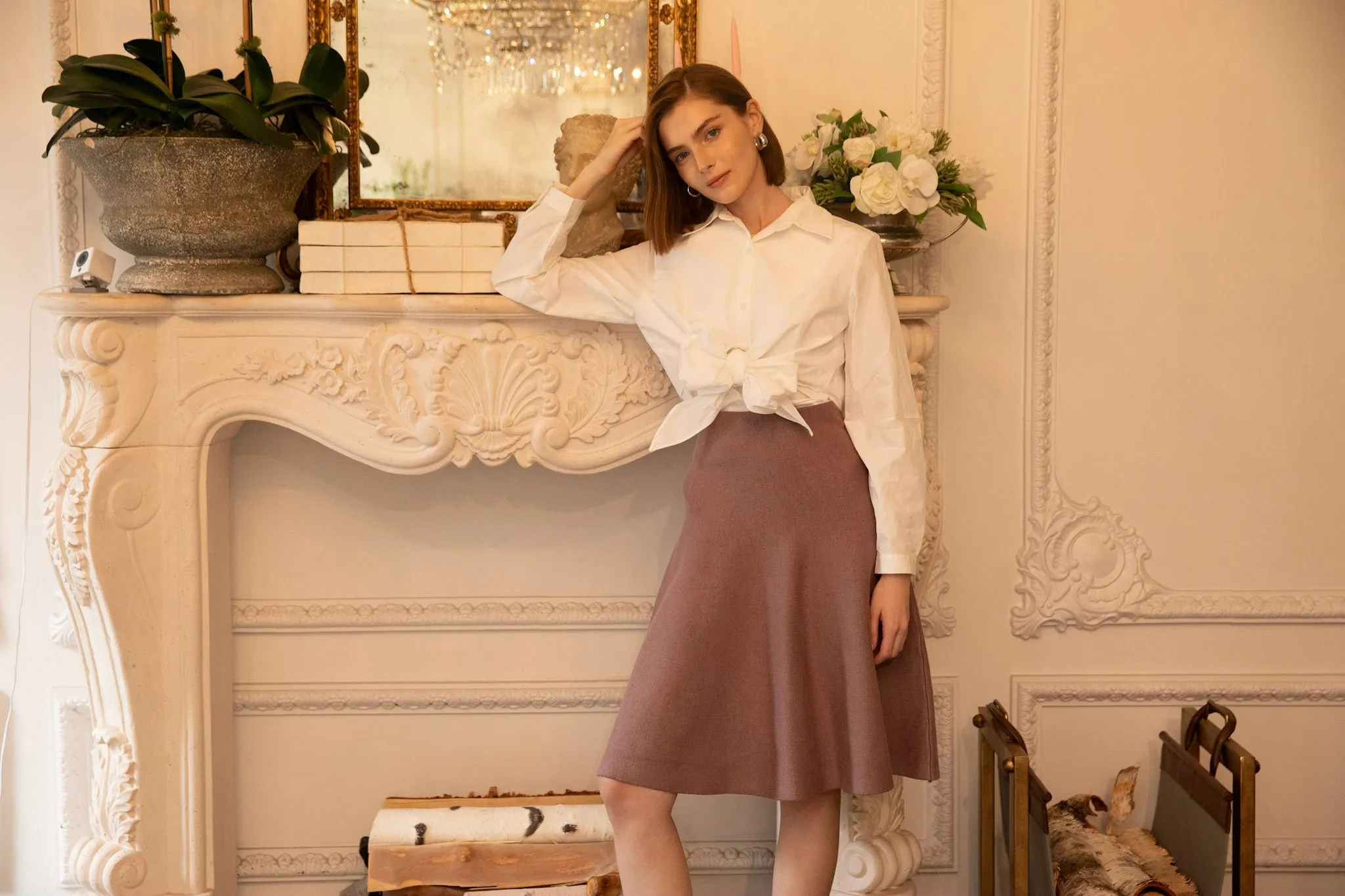 AMAZING  MM SKIRT - TAUPE