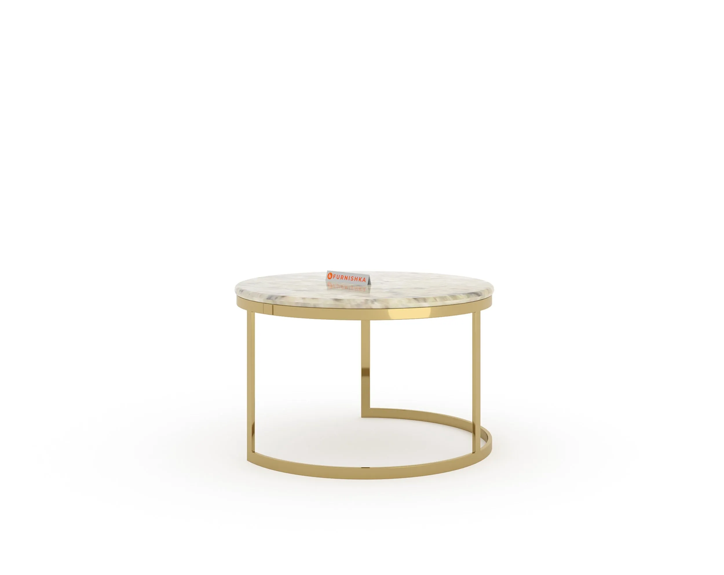 Arcus Nesting Coffee Table with Australian Onyx Top