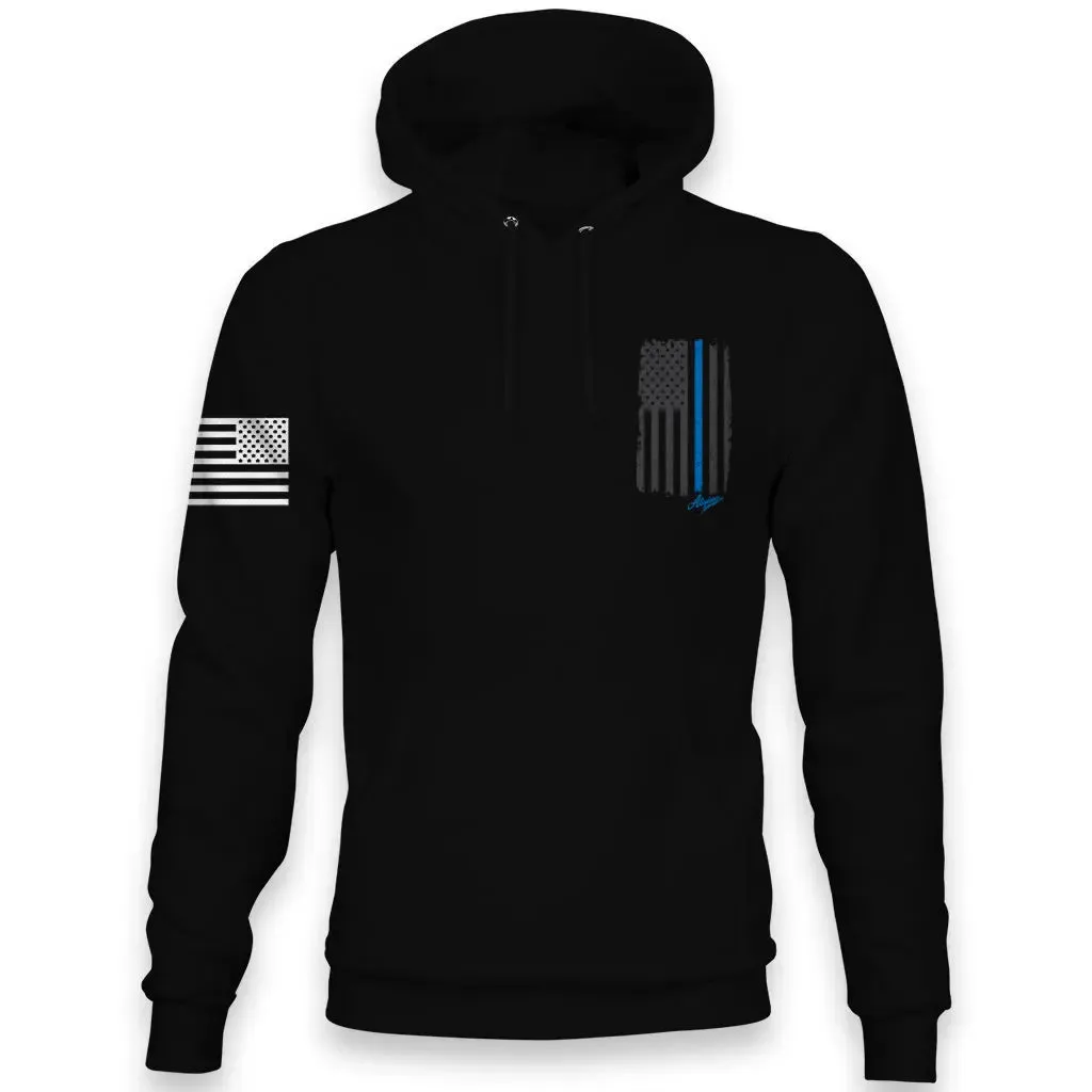 Back the Blue Back Hit Hoodie