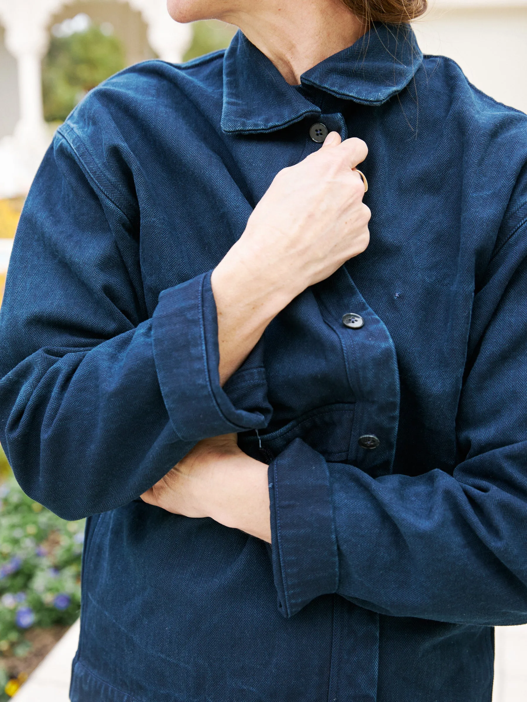 Big Pocket Jacket | Indigo