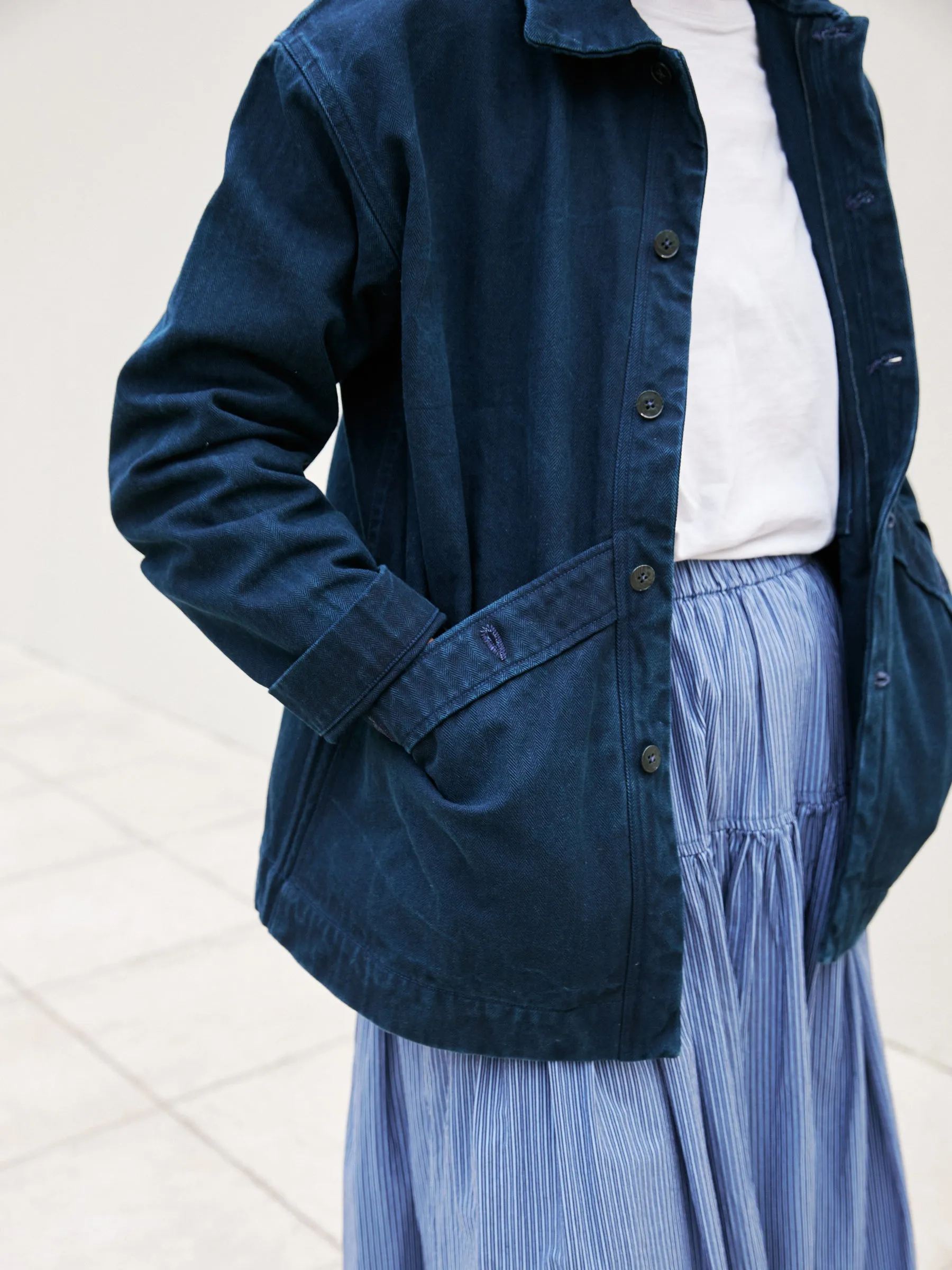 Big Pocket Jacket | Indigo