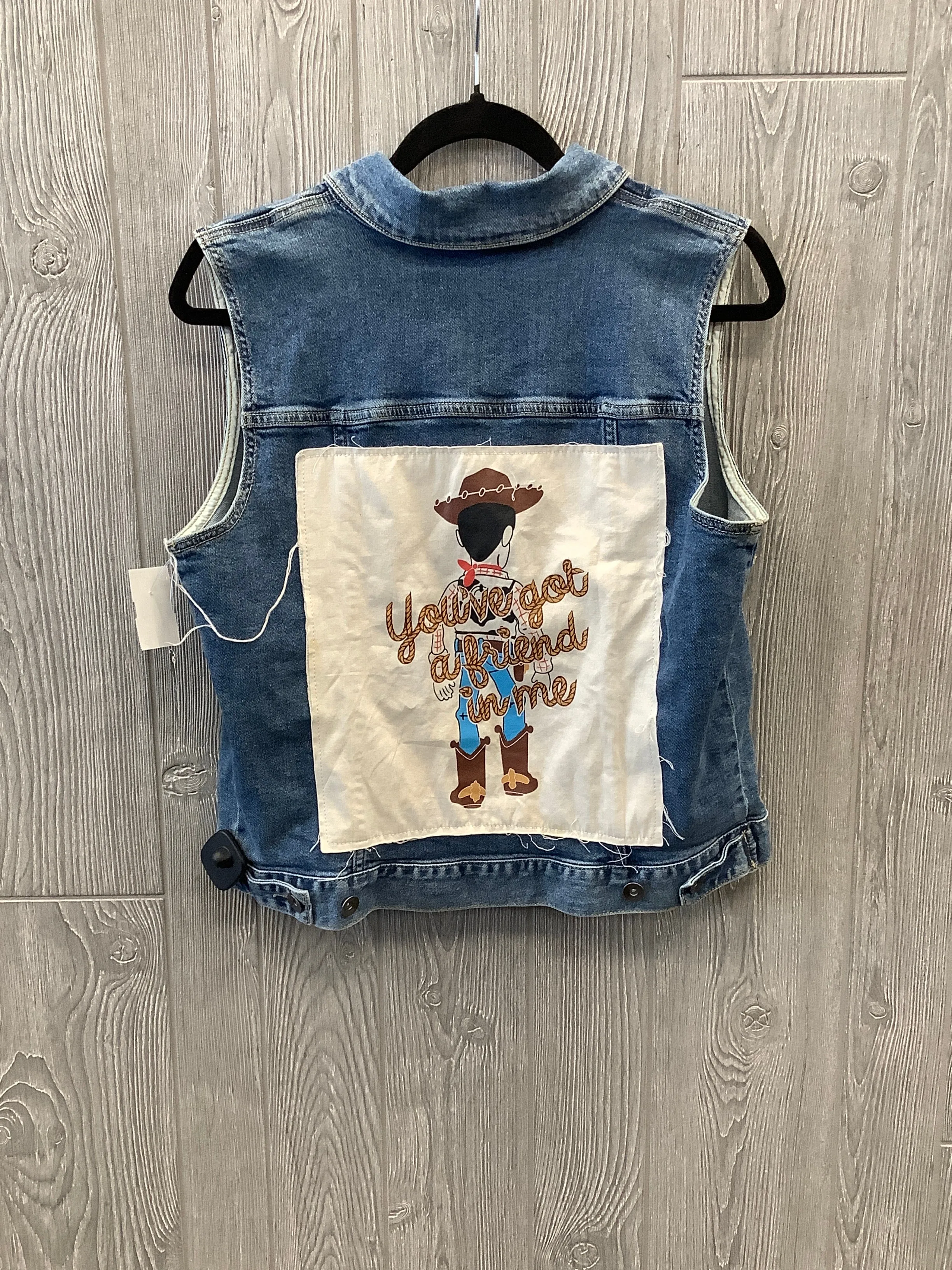 Blue Denim Vest Other Disney Store, Size M