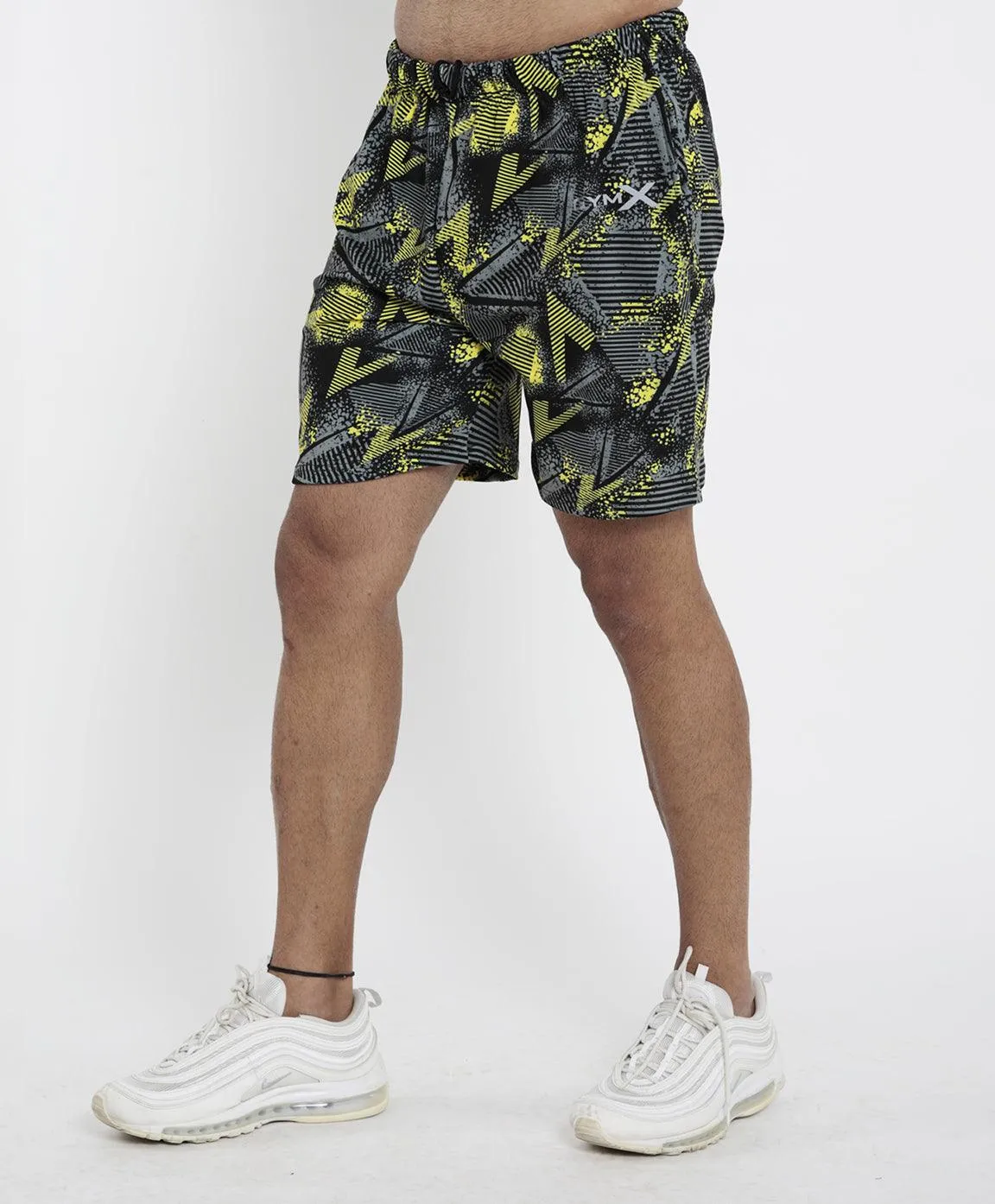 Bolt Yellow Camo Shorts - Sale