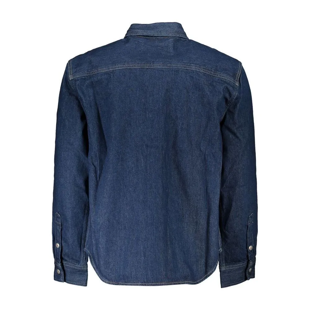 Calvin Klein Classic Blue Cotton Denim Jacket