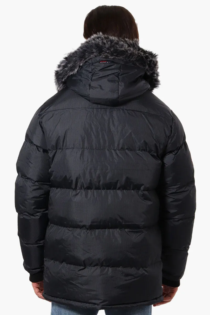 Canada Weather Gear Faux Fur Hood Parka Jacket - Black