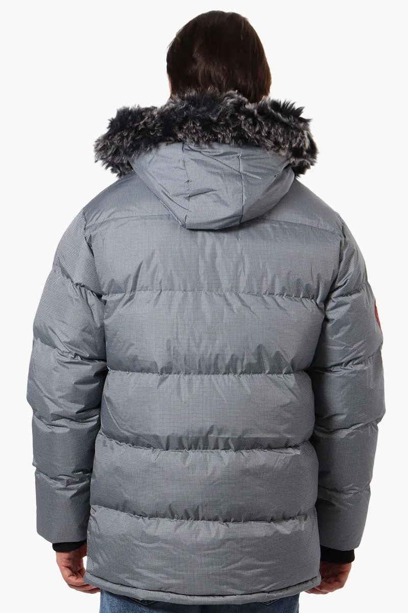 Canada Weather Gear Faux Fur Hood Parka Jacket - Grey