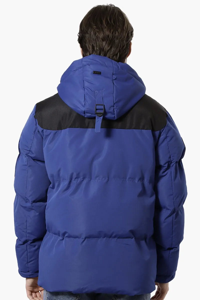 Canada Weather Gear Mouton Lined Bomber Jacket - Blue