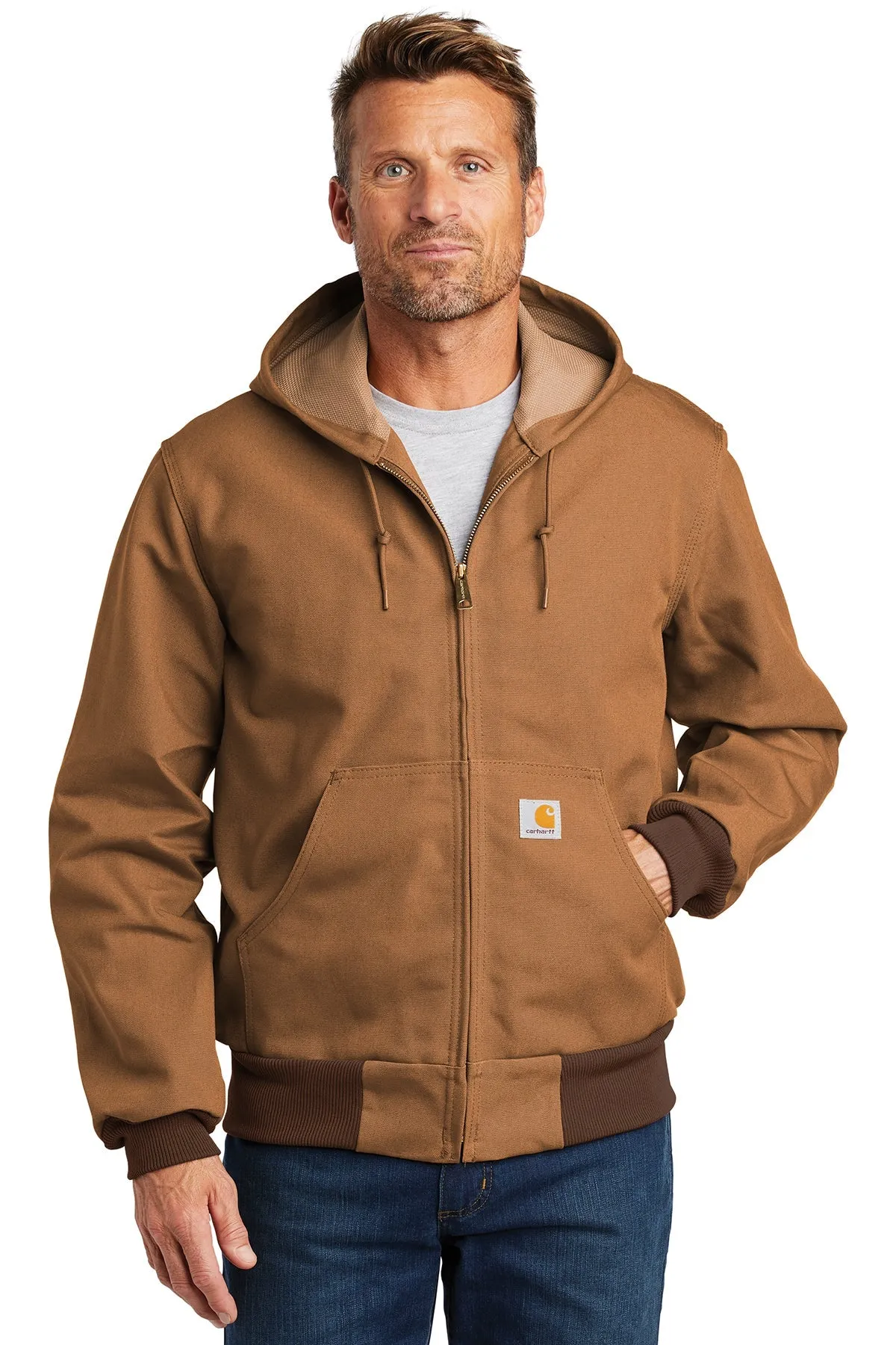 Carhartt Thermal-Lined Duck Custom Jackets, Carhartt Brown