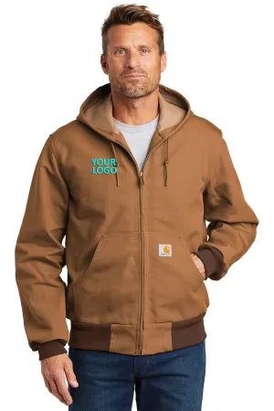 Carhartt Thermal-Lined Duck Custom Jackets, Carhartt Brown