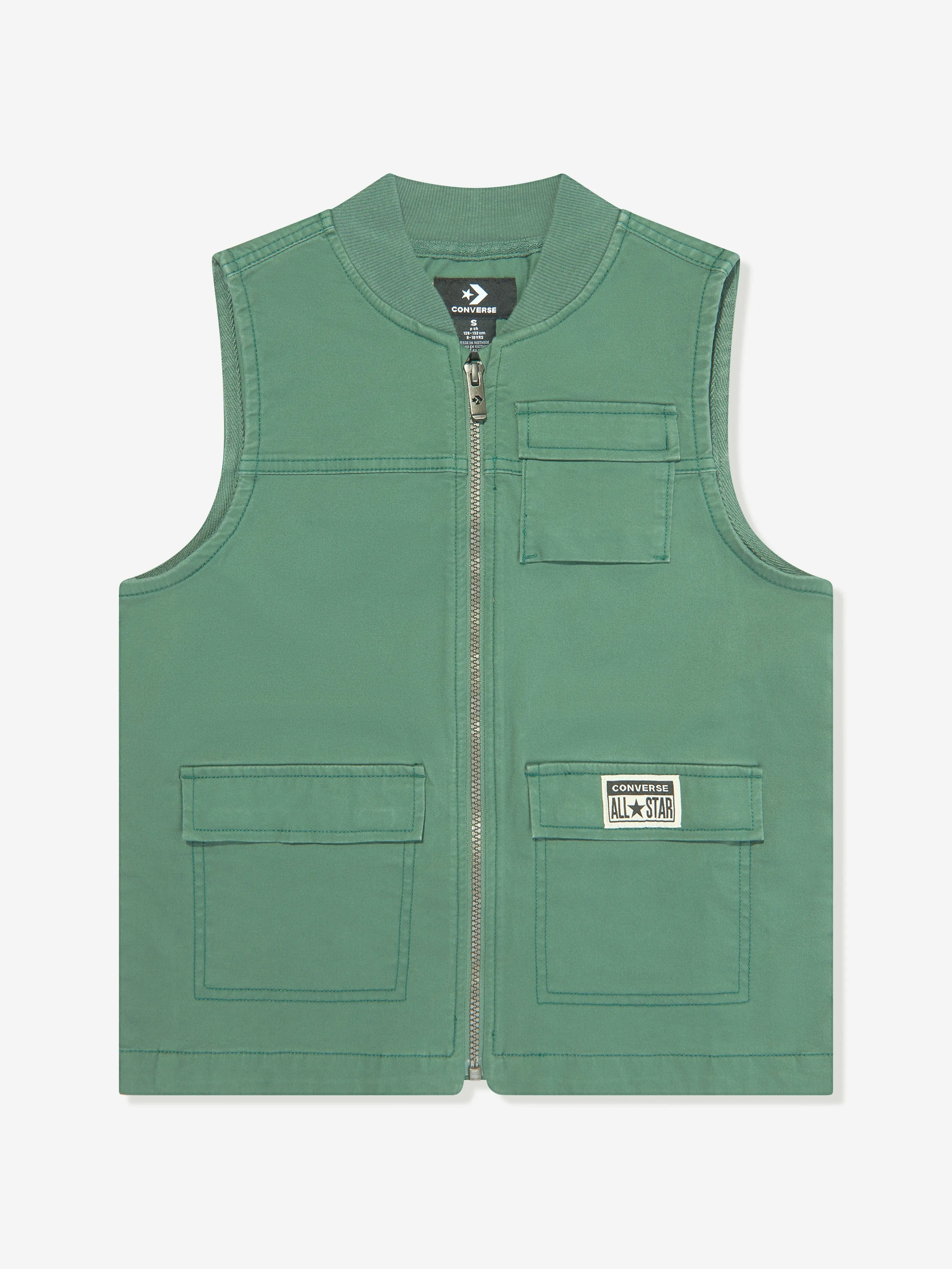 Converse Boys Lifestyle Gilet in Green