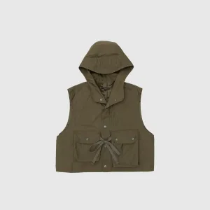 CP WEATHER HOODED SHORT VEST