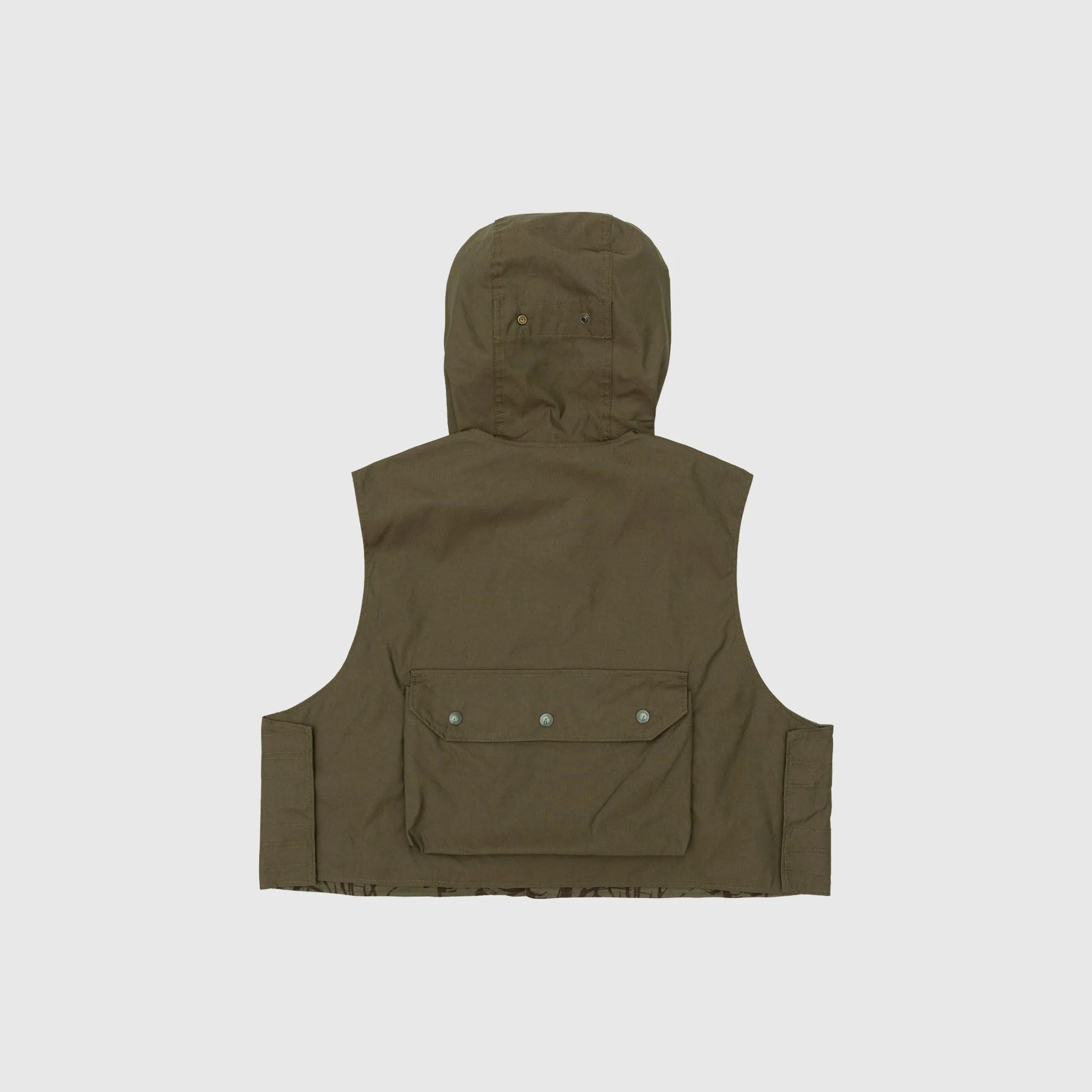 CP WEATHER HOODED SHORT VEST