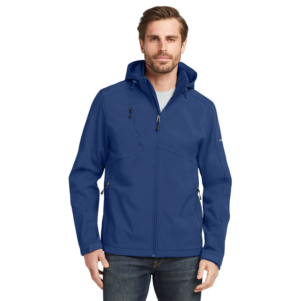 Eddie Bauer® Hooded Soft Shell Parka - Admiral Blue