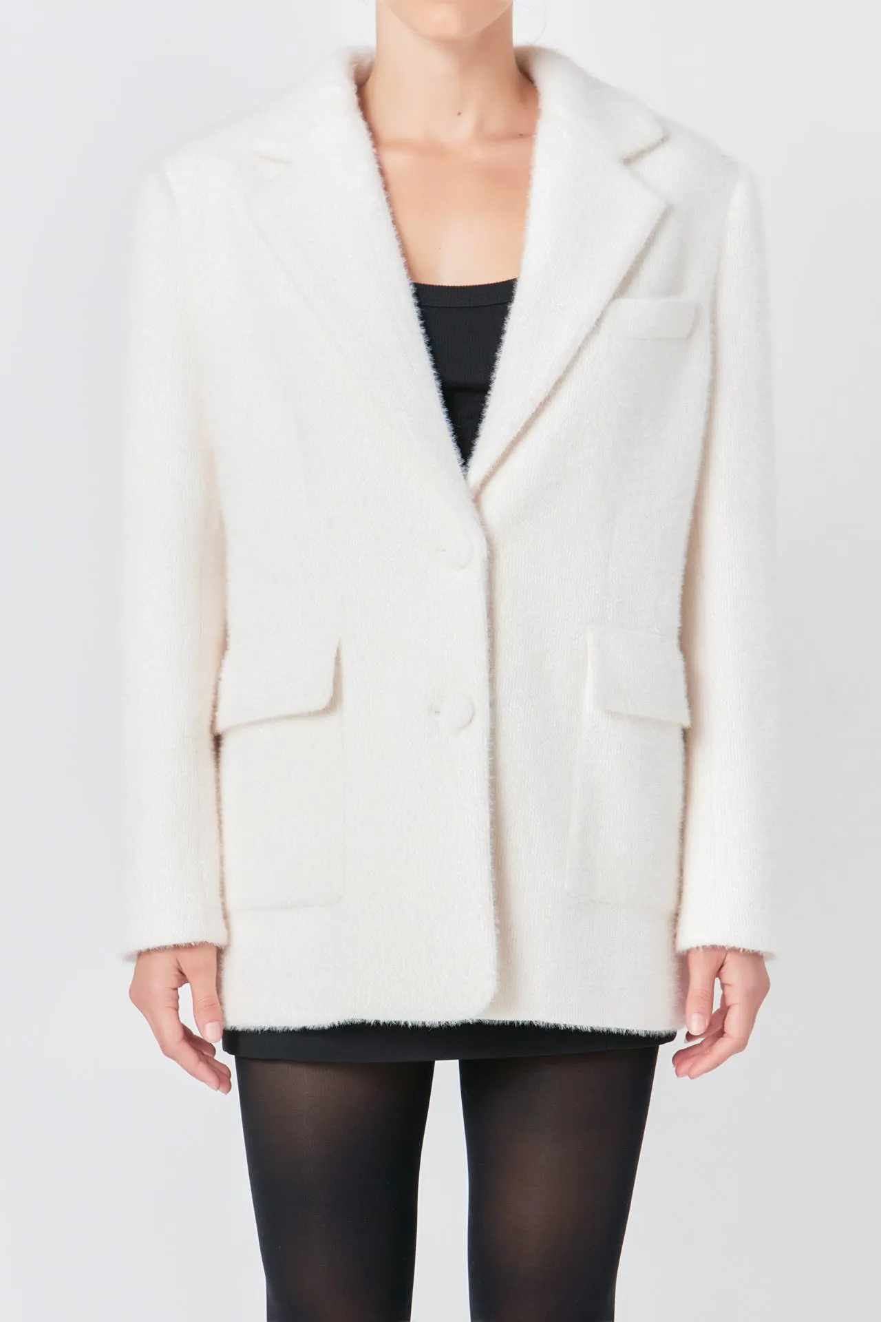 Endless Rose - Soft Buttoned Blazer