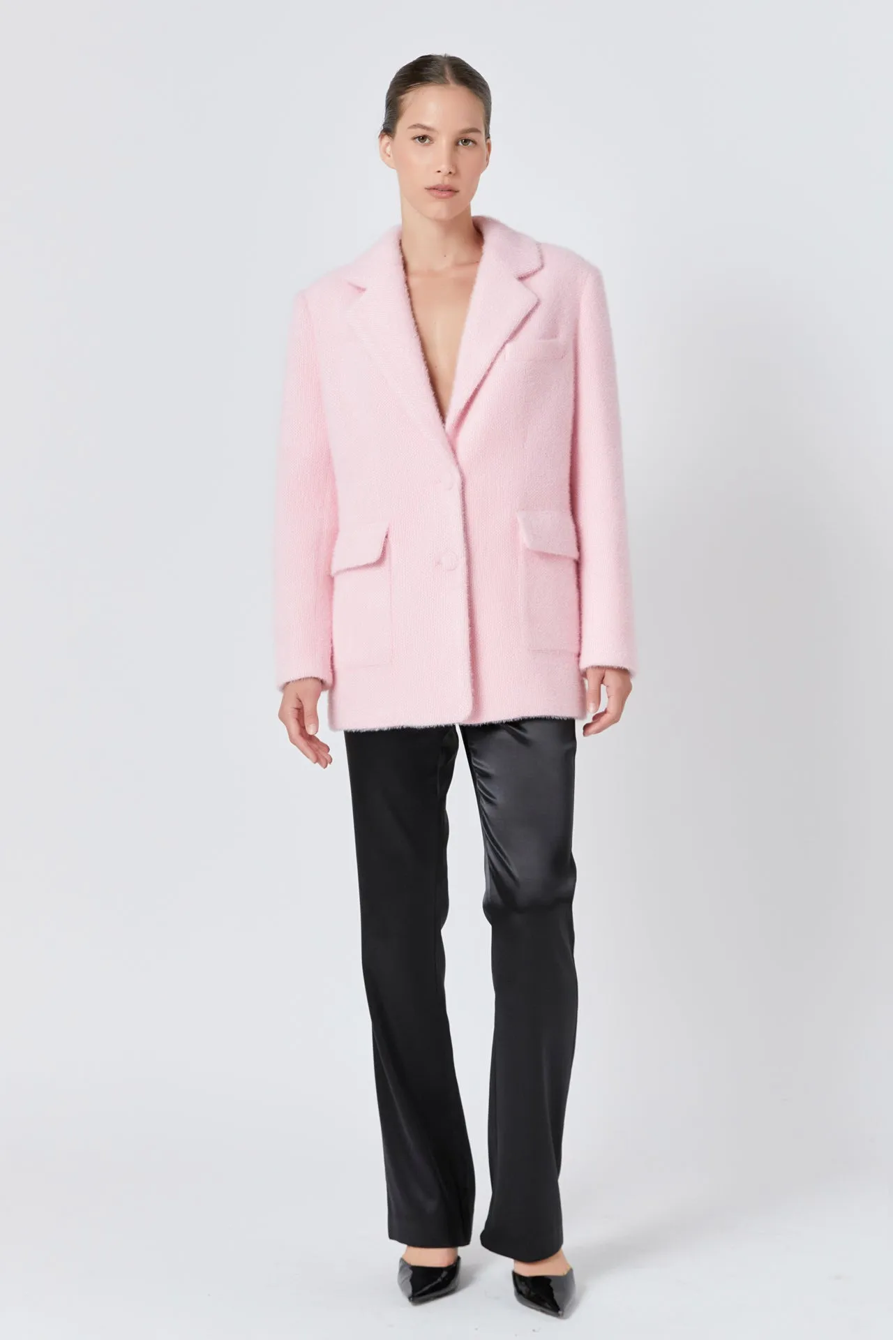 Endless Rose - Soft Buttoned Blazer