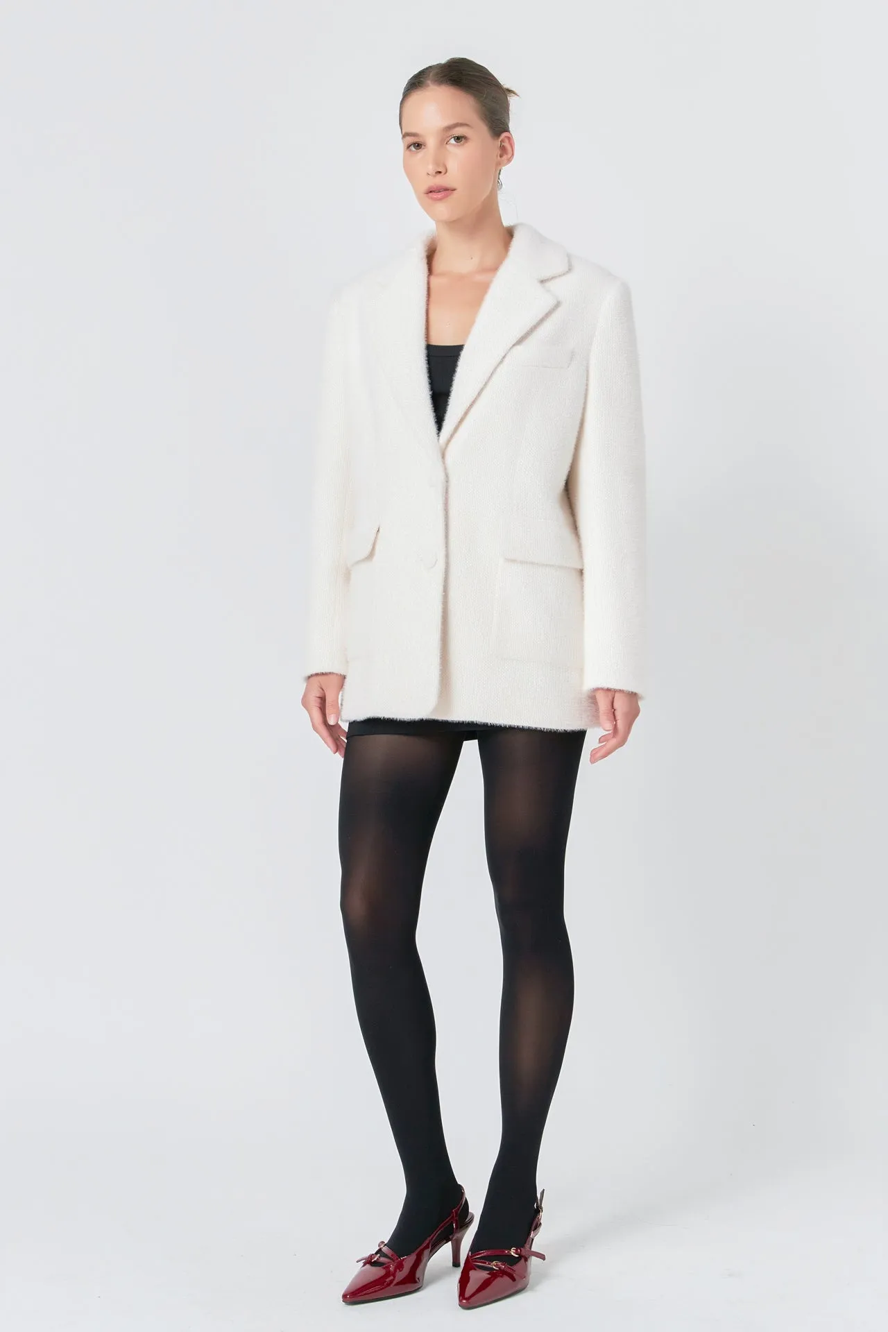 Endless Rose - Soft Buttoned Blazer