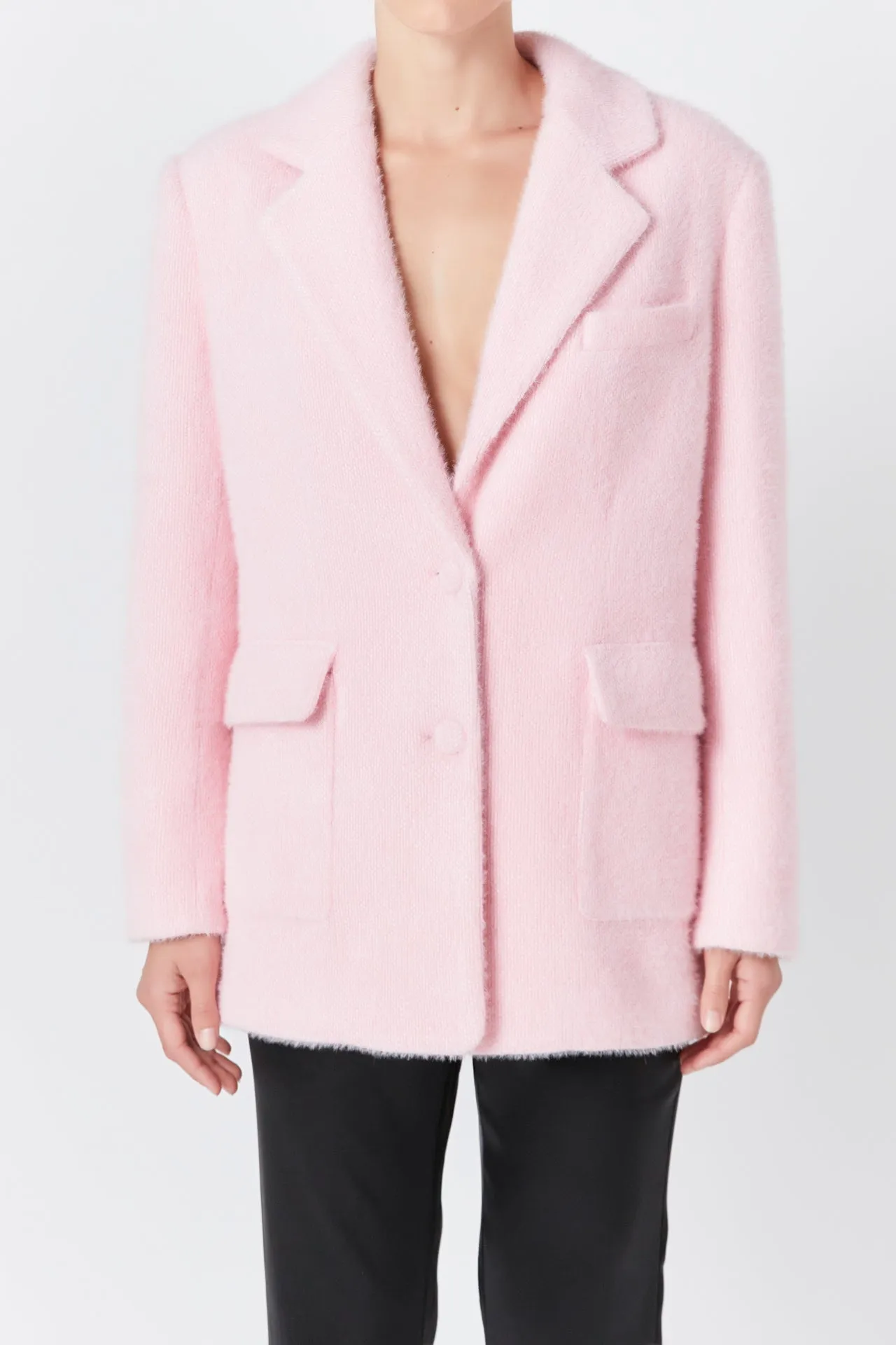 Endless Rose - Soft Buttoned Blazer