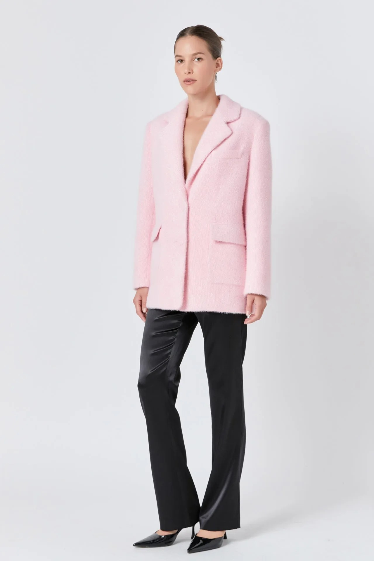 Endless Rose - Soft Buttoned Blazer