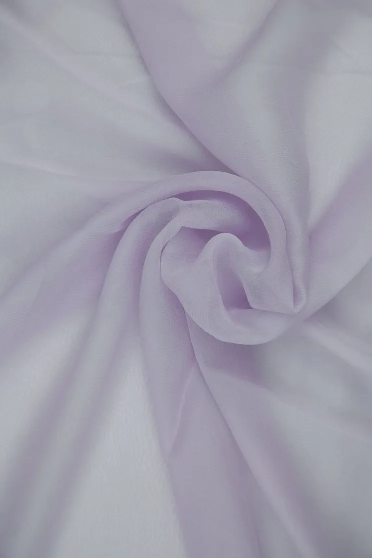 Fair Orchid Silk Chiffon Fabric