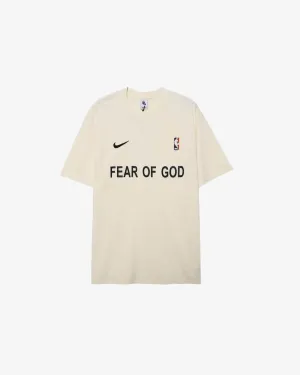 Fear of God x Nike Warm Up T‑Shirt in Sail & Black