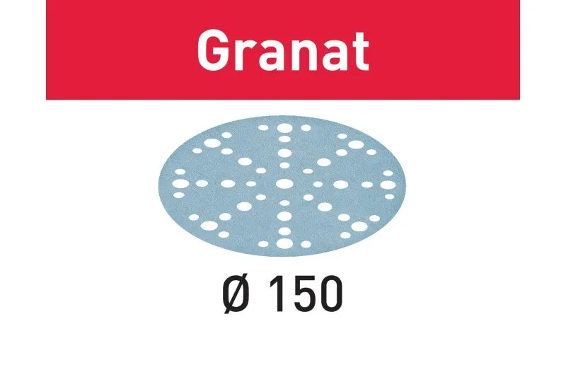 Festool Granat Round 6" (150 mm) 17-Hole Sandpaper