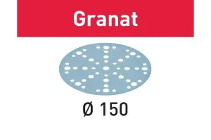 Festool Granat Round 6" (150 mm) 17-Hole Sandpaper