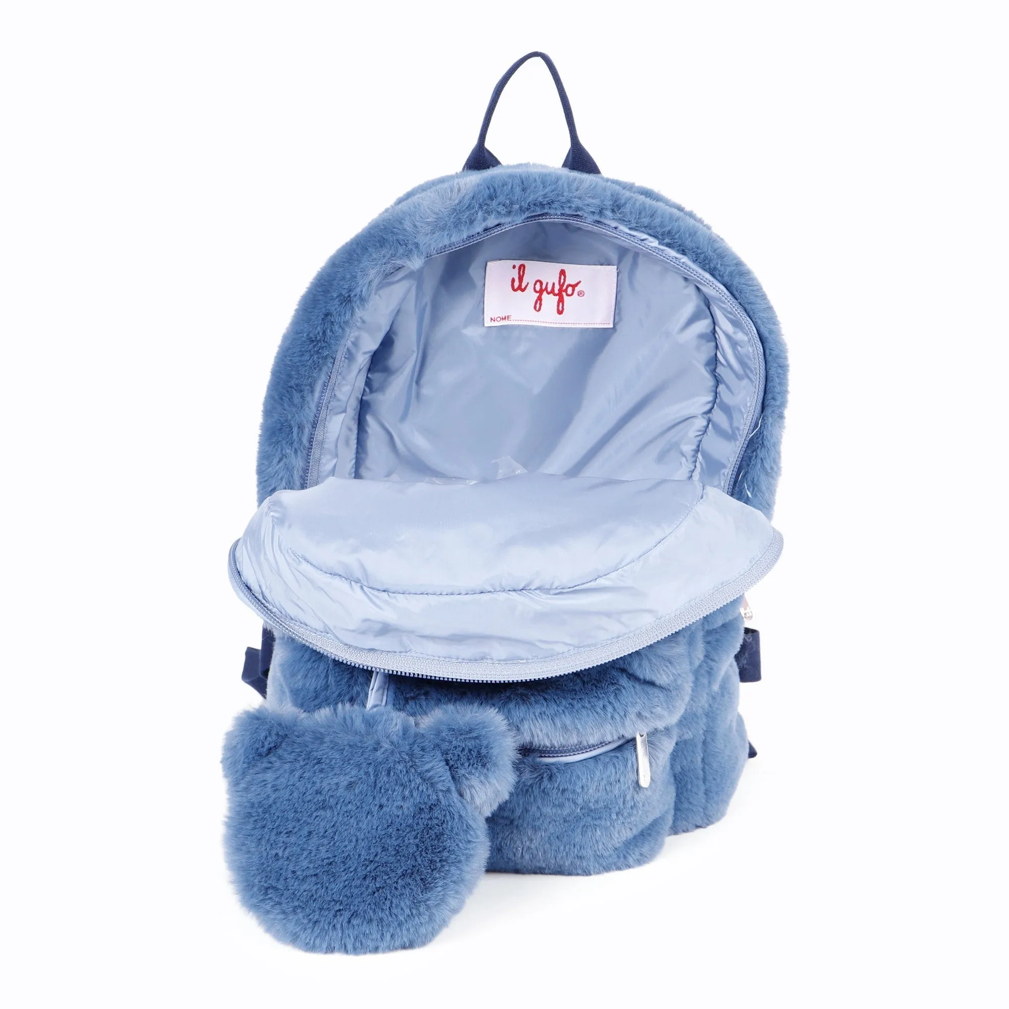 Fuzzy Teddy Backpack