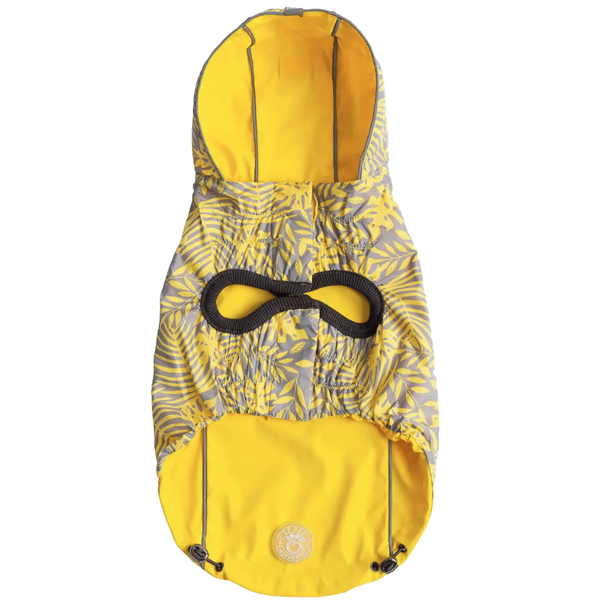 GF Pet Reversible Yellow Dog Rain Jacket