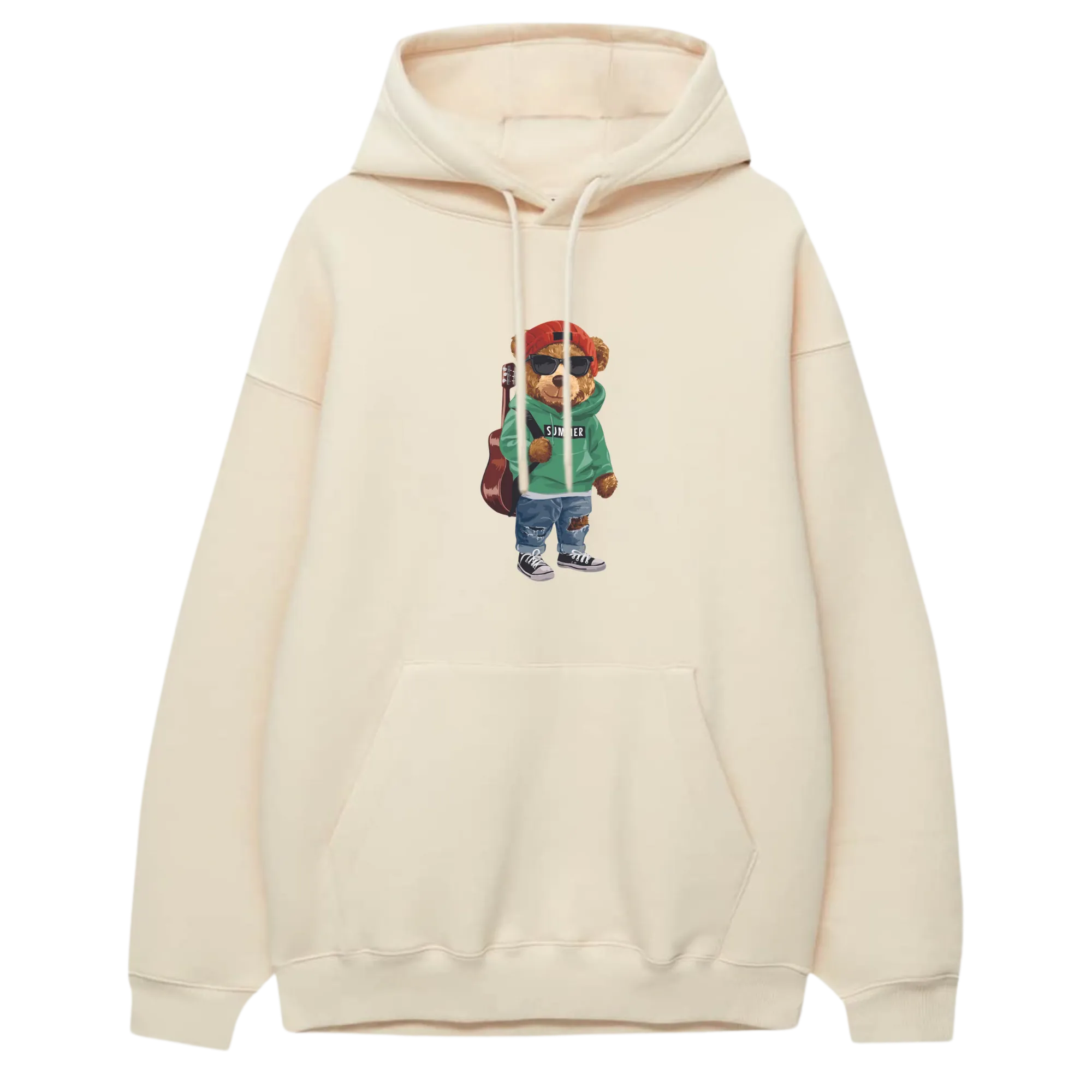 Green Polo Bear Hoodie