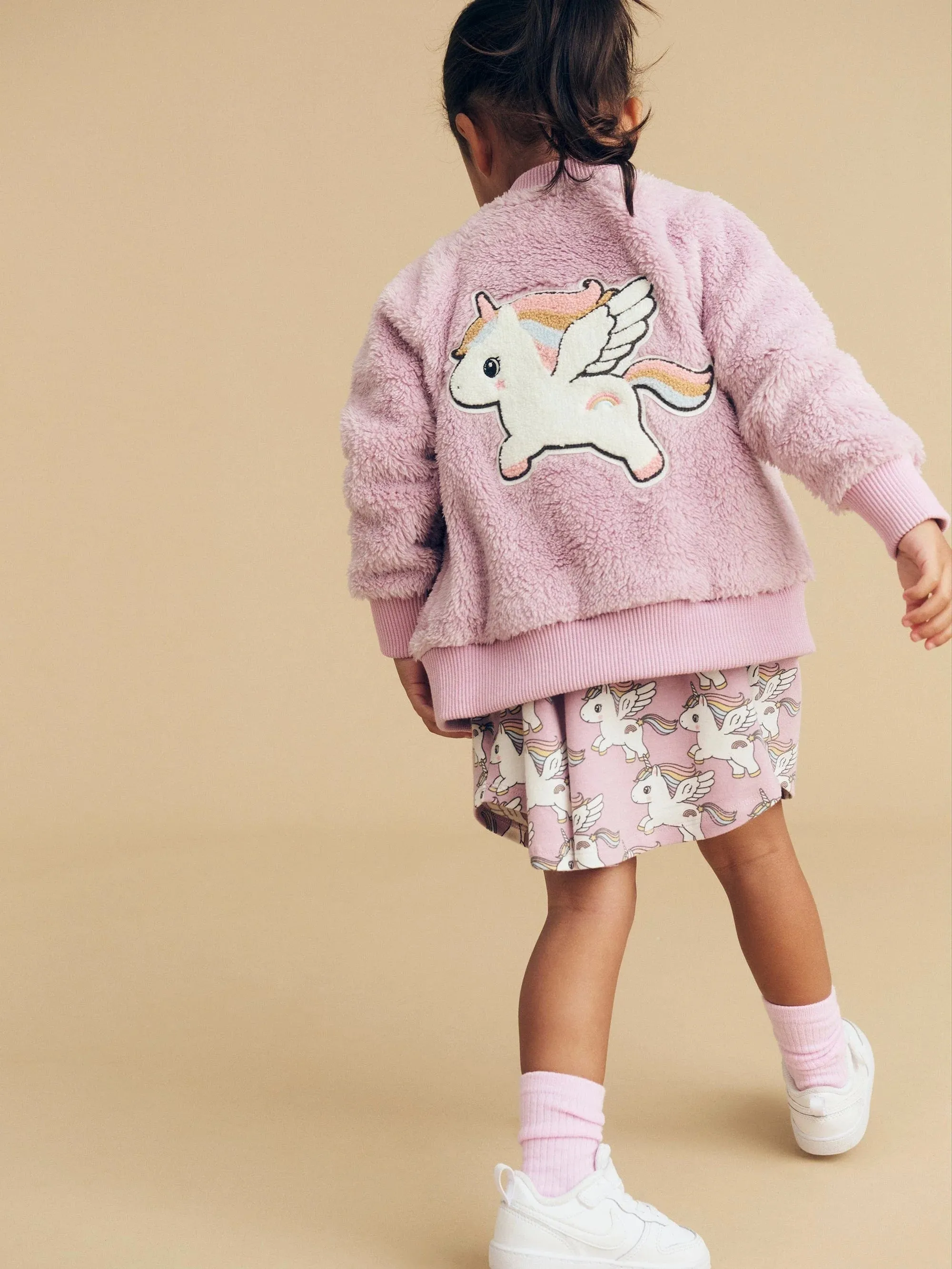 Huxbaby Magical Unicorn Fur Jacket