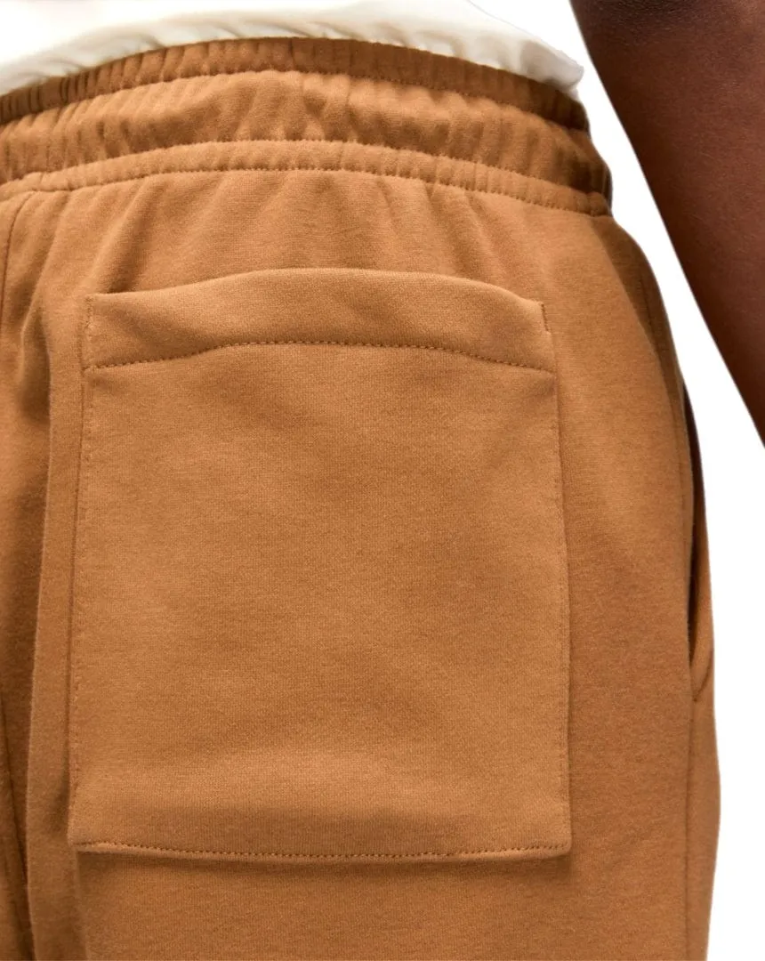 Jordan Essentials Mens Fleece Pants - British Tan with White Accents