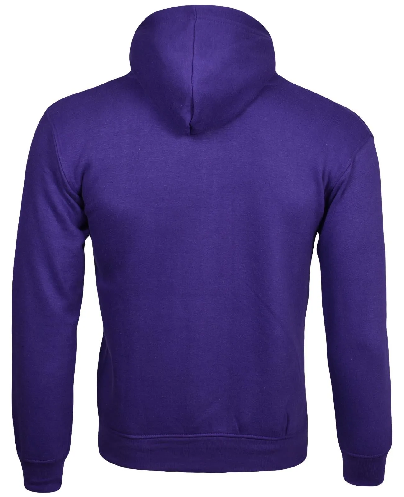 Kids Unisex Plain Zip up Hoodie - No Cord