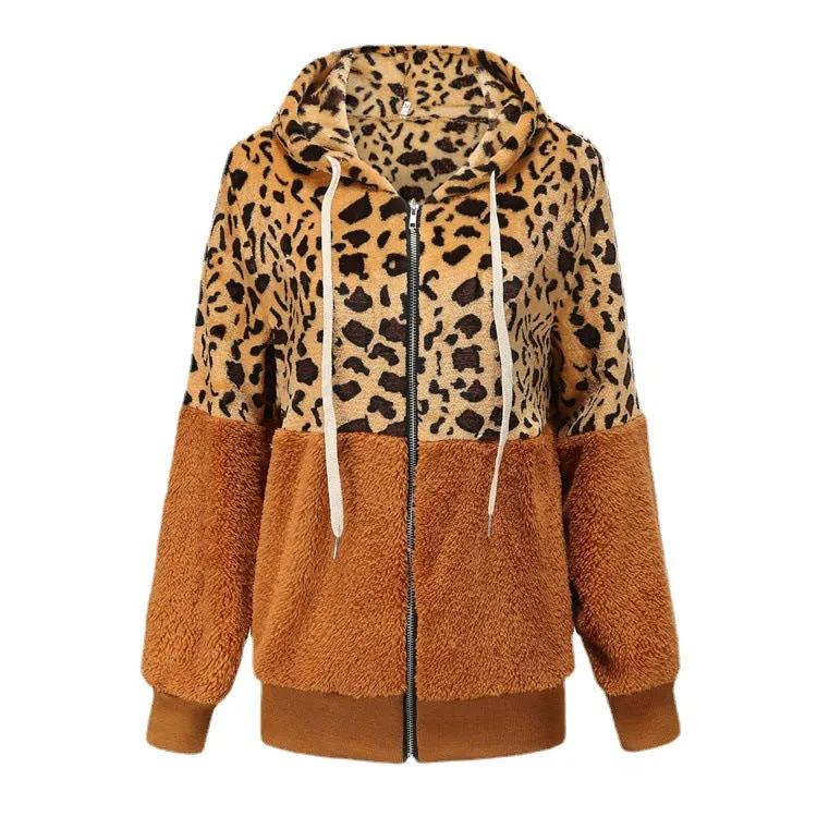 Leopard Camouflage Patchwork Jacket