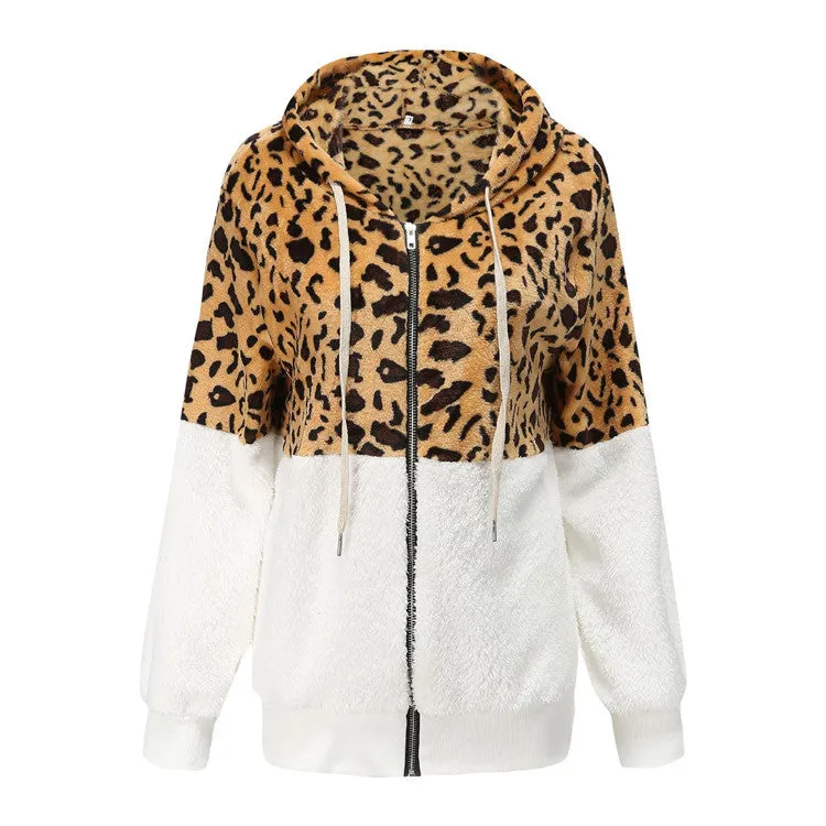 Leopard Camouflage Patchwork Jacket