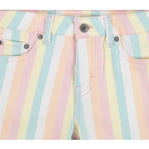 Levi's Printed Fray Hem Gf Shorts Pear Sorbet