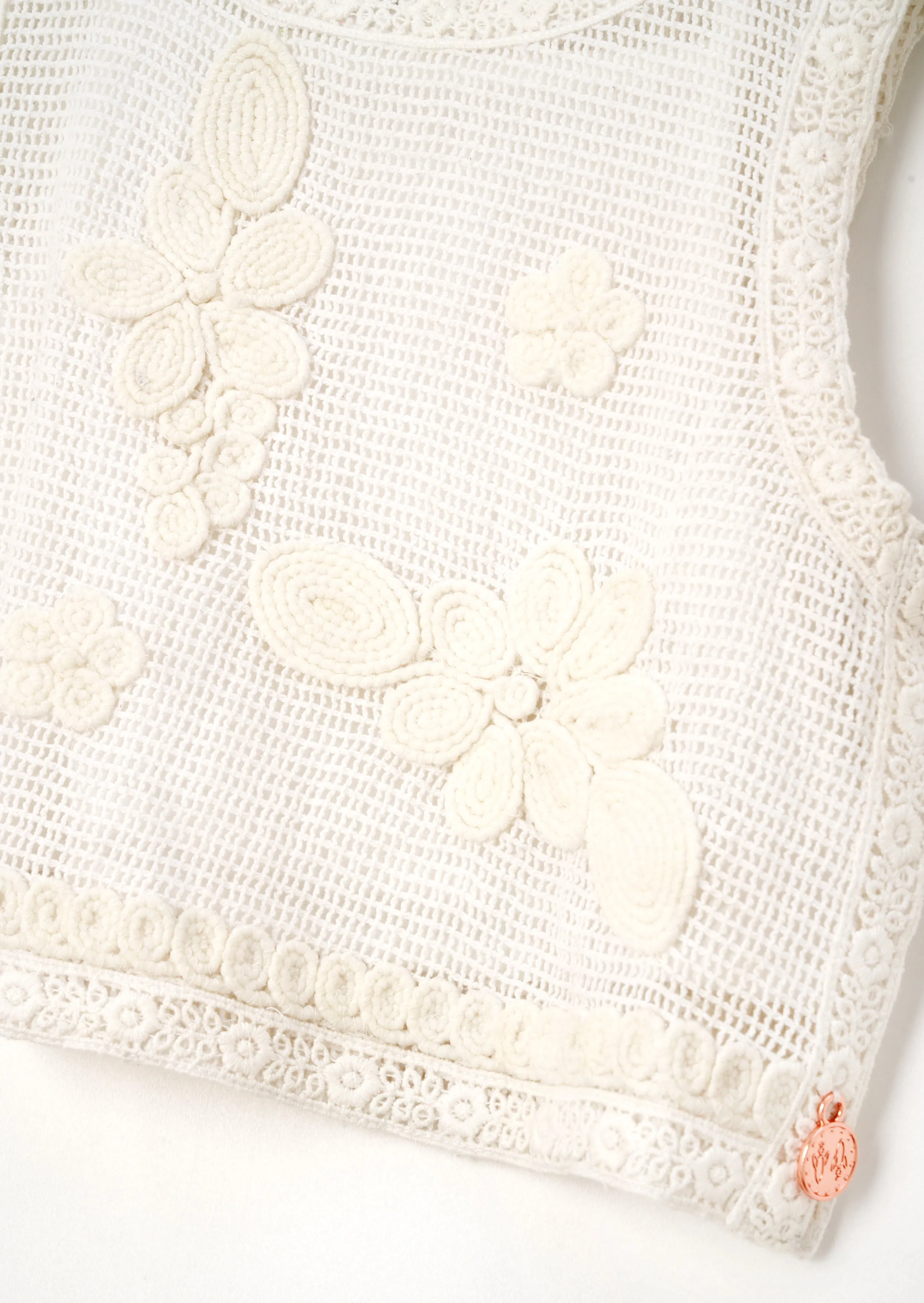 Luna Floral Embroidered Vest