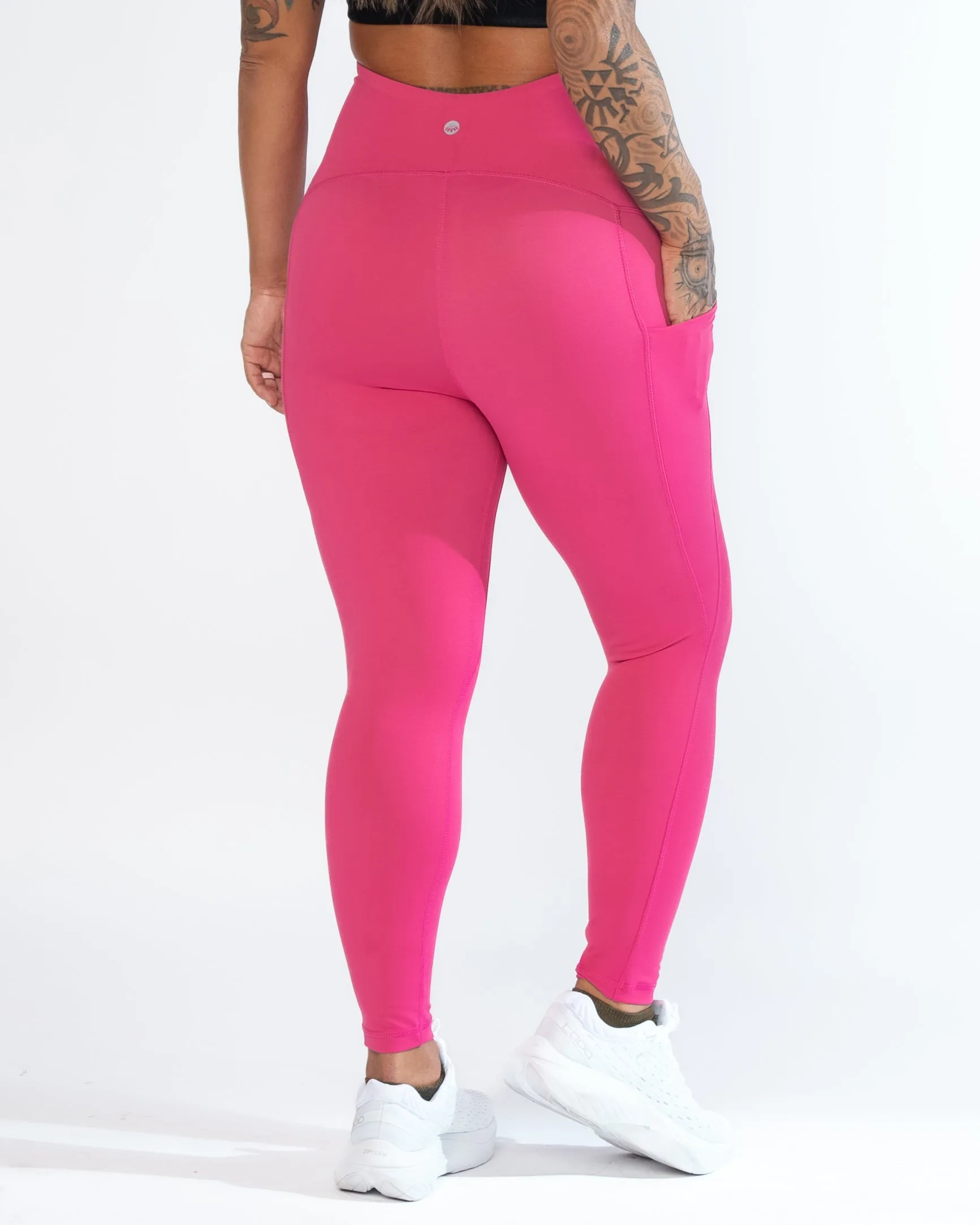 Lux Maternity Pants - Hibiscus