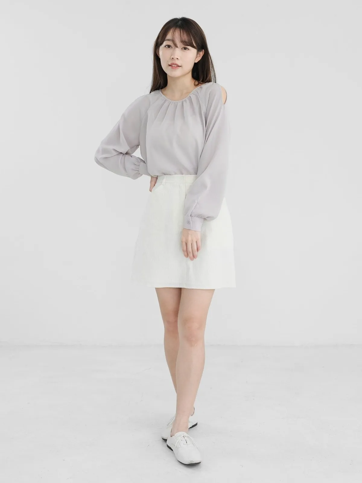 Lydia Cold Shoulder Top