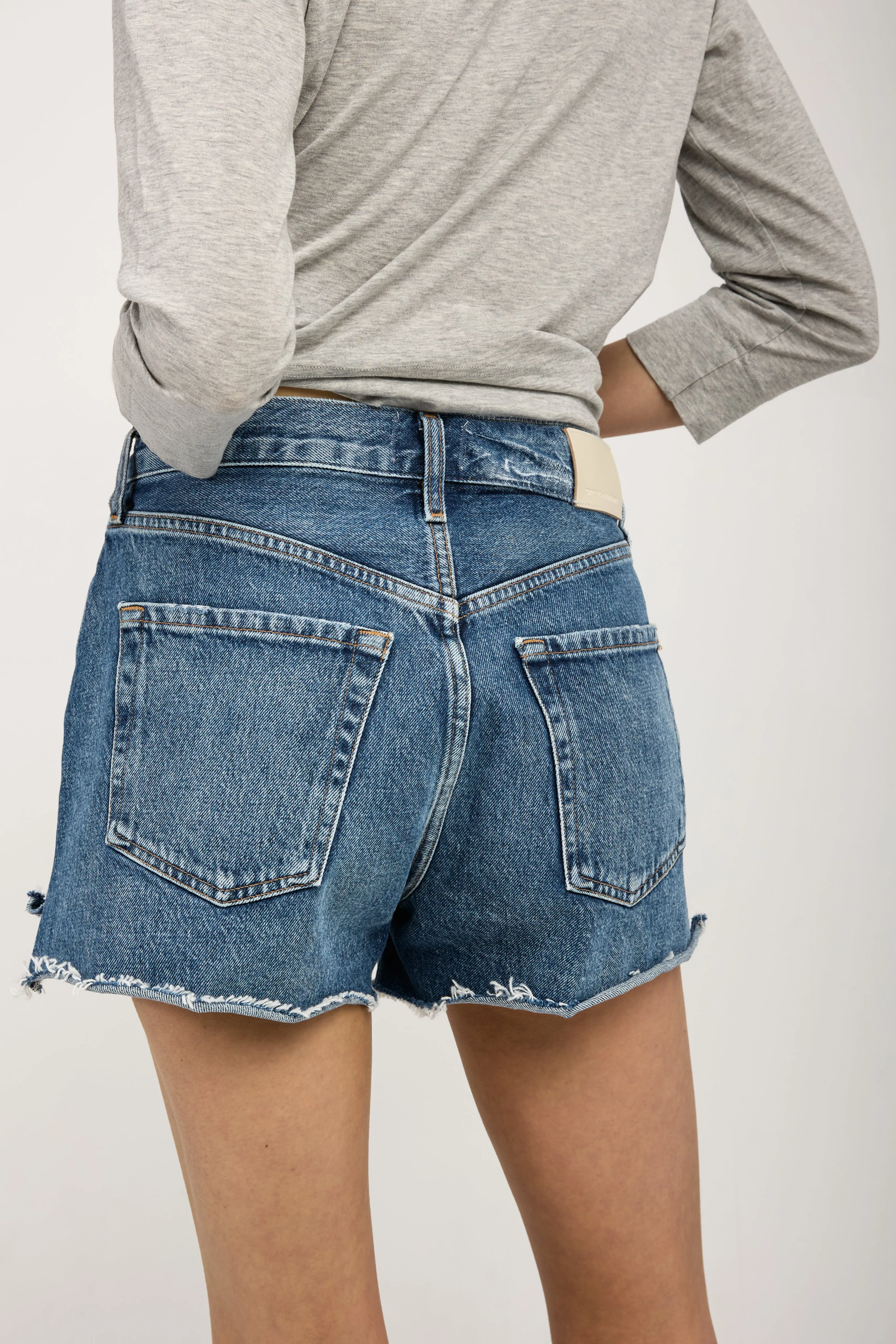 Marlow Denim Short in Amaretto