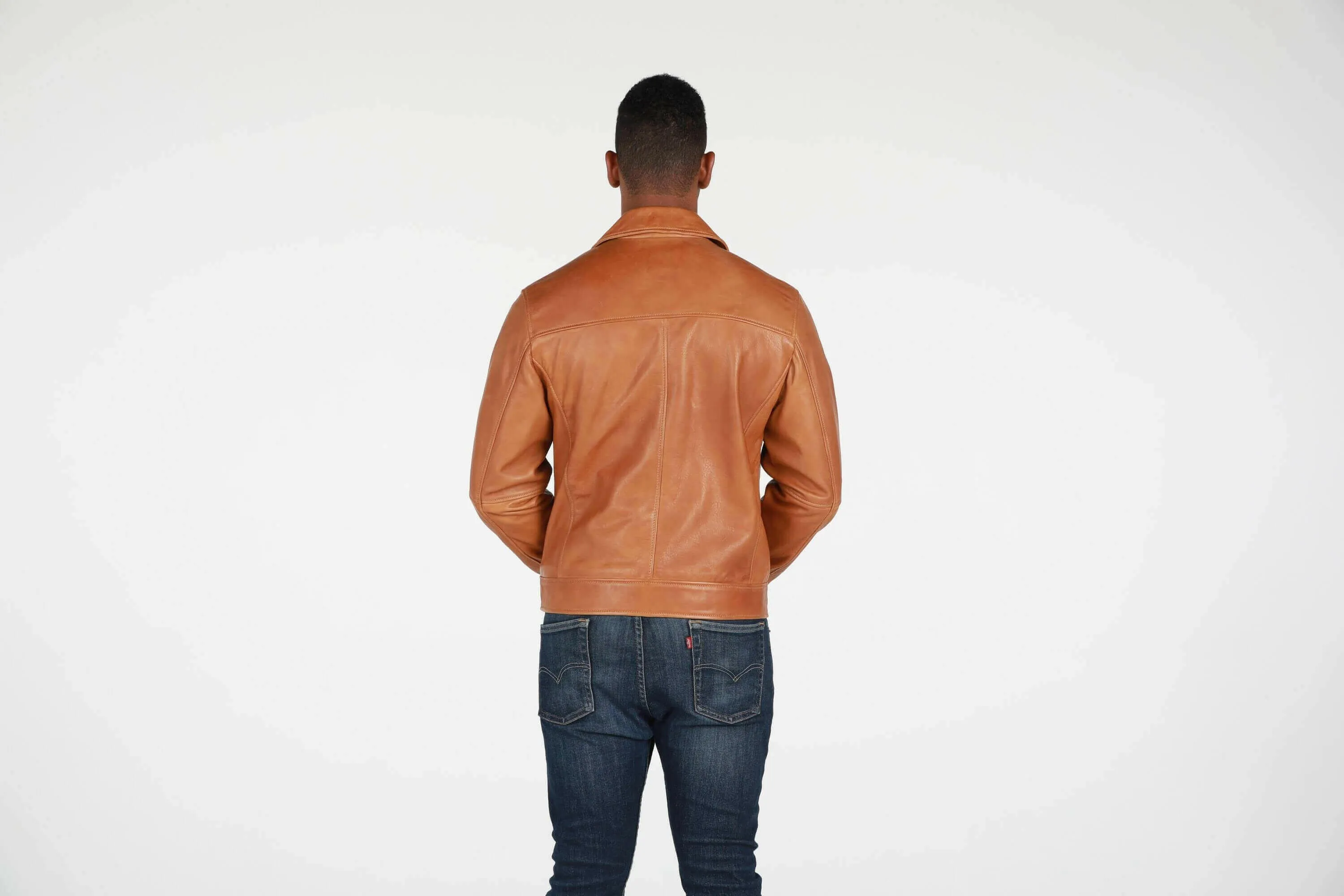 Mens Cameron Leather Jacket