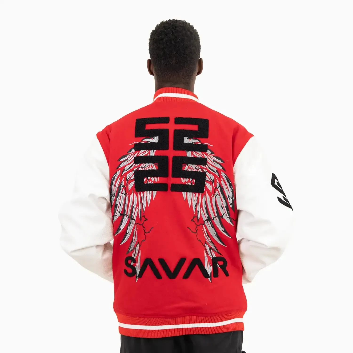 Men's Wings Wool Varsity Jacket