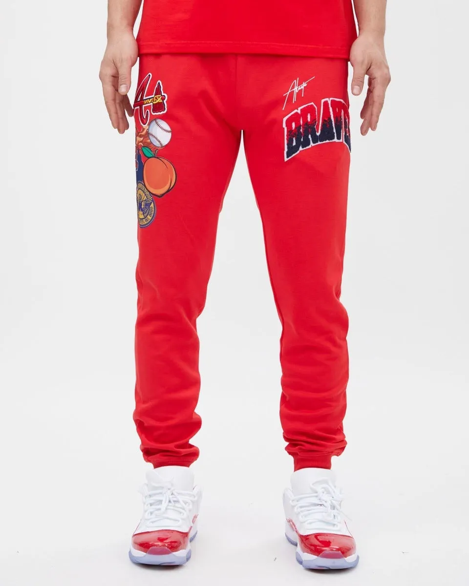 MLB ATLANTA BRAVES HOMETOWN MEN'S JOGGER (RED)